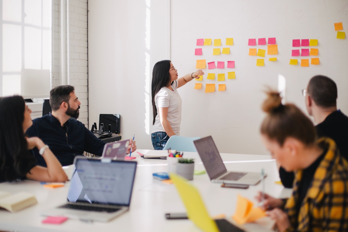 Lab residency session with professionals exploring synthetic intelligence workflows